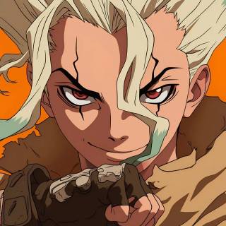 Senku Ishigami desktop wallpaper