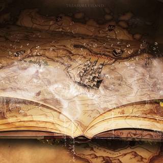 Aesthetic books desktop wallpaper