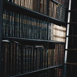 Aesthetic books desktop wallpaper