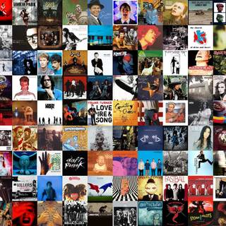 Album art desktop wallpaper