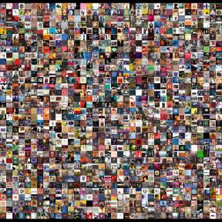 Album art desktop wallpaper
