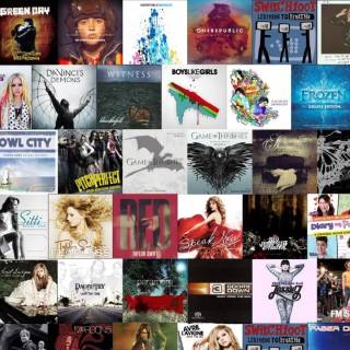 Album art desktop wallpaper