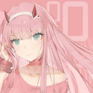 Pink girl desktop wallpaper