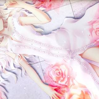 Pink girl desktop wallpaper
