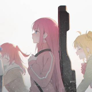 Pink girl desktop wallpaper