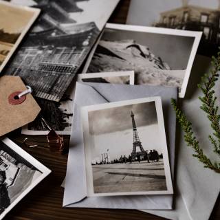 Travel collage desktop wallpaper