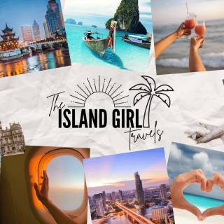 Travel collage desktop wallpaper