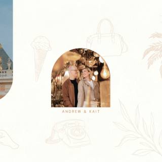Travel collage desktop wallpaper