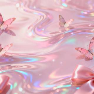 Light pink aesthetic desktop wallpaper