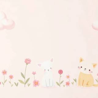 Light pink aesthetic desktop wallpaper