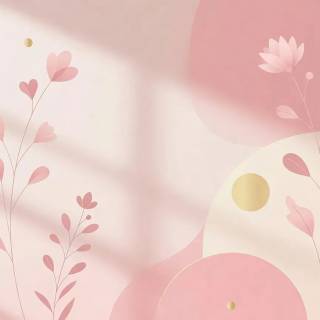 Light pink aesthetic desktop wallpaper