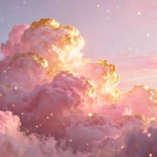 Light pink aesthetic desktop wallpaper