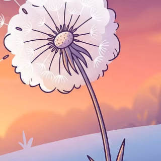 Dandelion mobile wallpaper