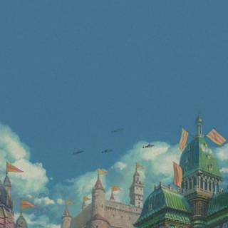Howl's Moving Castle mobile wallpaper