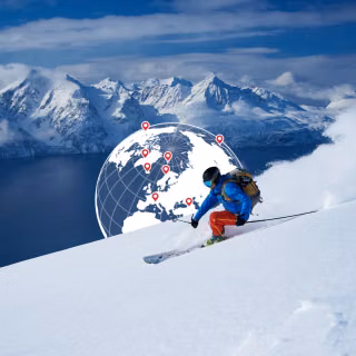 Ski desktop wallpaper