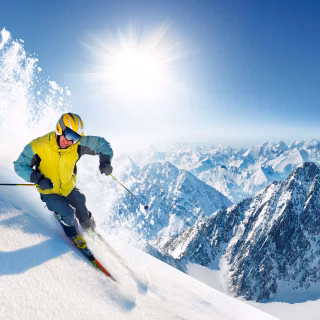 Ski desktop wallpaper