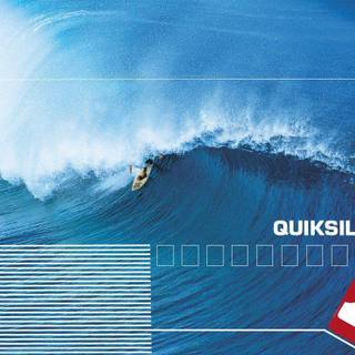 Quiksilver logo wallpaper