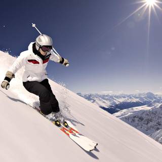 Skiing wallpaper