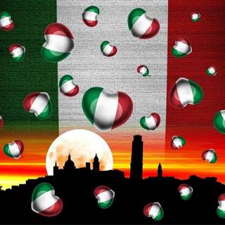 Italy flag wallpaper