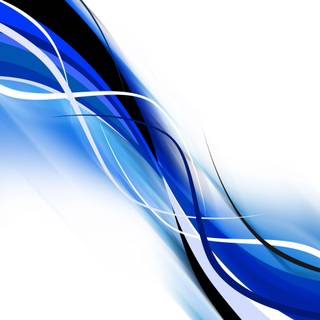 Blue and white wallpaper