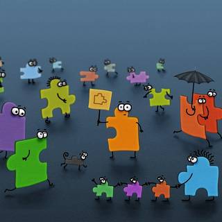 Puzzle wallpaper