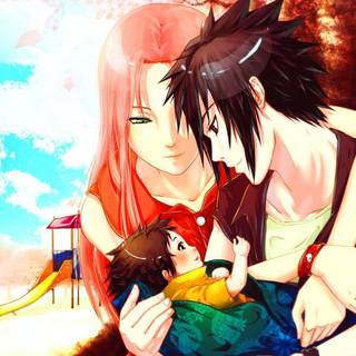 Sasuke and Sakura Wallpaper