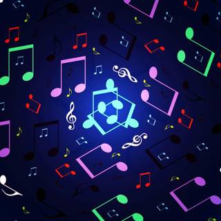 Music notes wallpaper