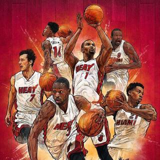 Basketball players wallpaper