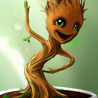 Baby Groot wallpaper