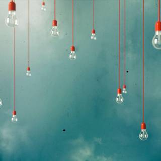 Light bulb wallpaper
