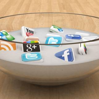 Social media wallpaper