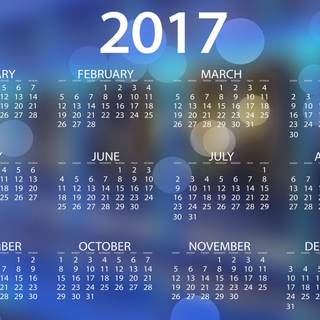 Calendar 2017 wallpaper