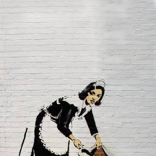 Bansky wallpaper