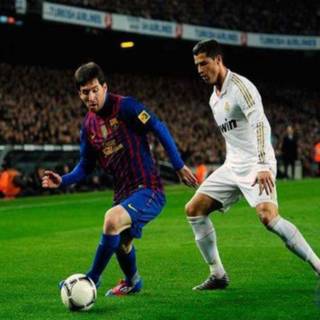Messi - Ronaldo wallpaper