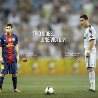 Messi - Ronaldo Wallpaper