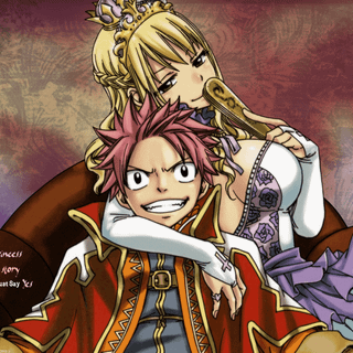 Natsu and Lucy wallpaper