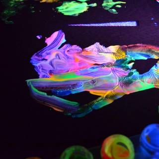 Glow in the dark wallpaper