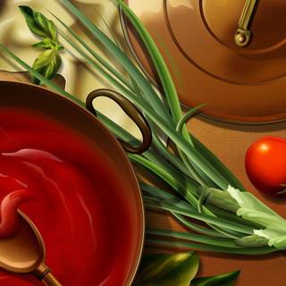 Cooking wallpaper