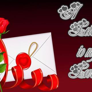 Love letter R wallpaper