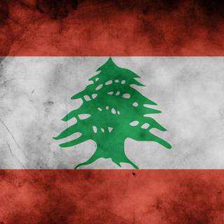 Lebanon flag wallpaper