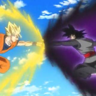 Goku Vs Black! wallpaper