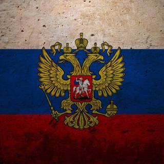 The flag of Russia wallpaper