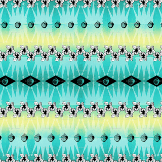 Tribal pattern wallpaper