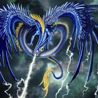 Electric Dragon wallpaper