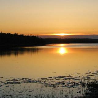 Sunset ocean rainbow wallpaper