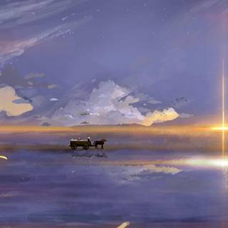 Spice and Wolf wallpaper