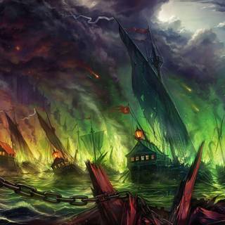 Pirate Ships wallpaper