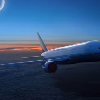 Airplane Boeing: 777X wallpaper
