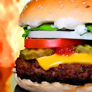Hamburger wallpaper
