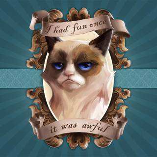 Grumpy wallpaper